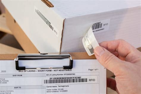 an rfid label on a box is an example of|rfid labels definition.